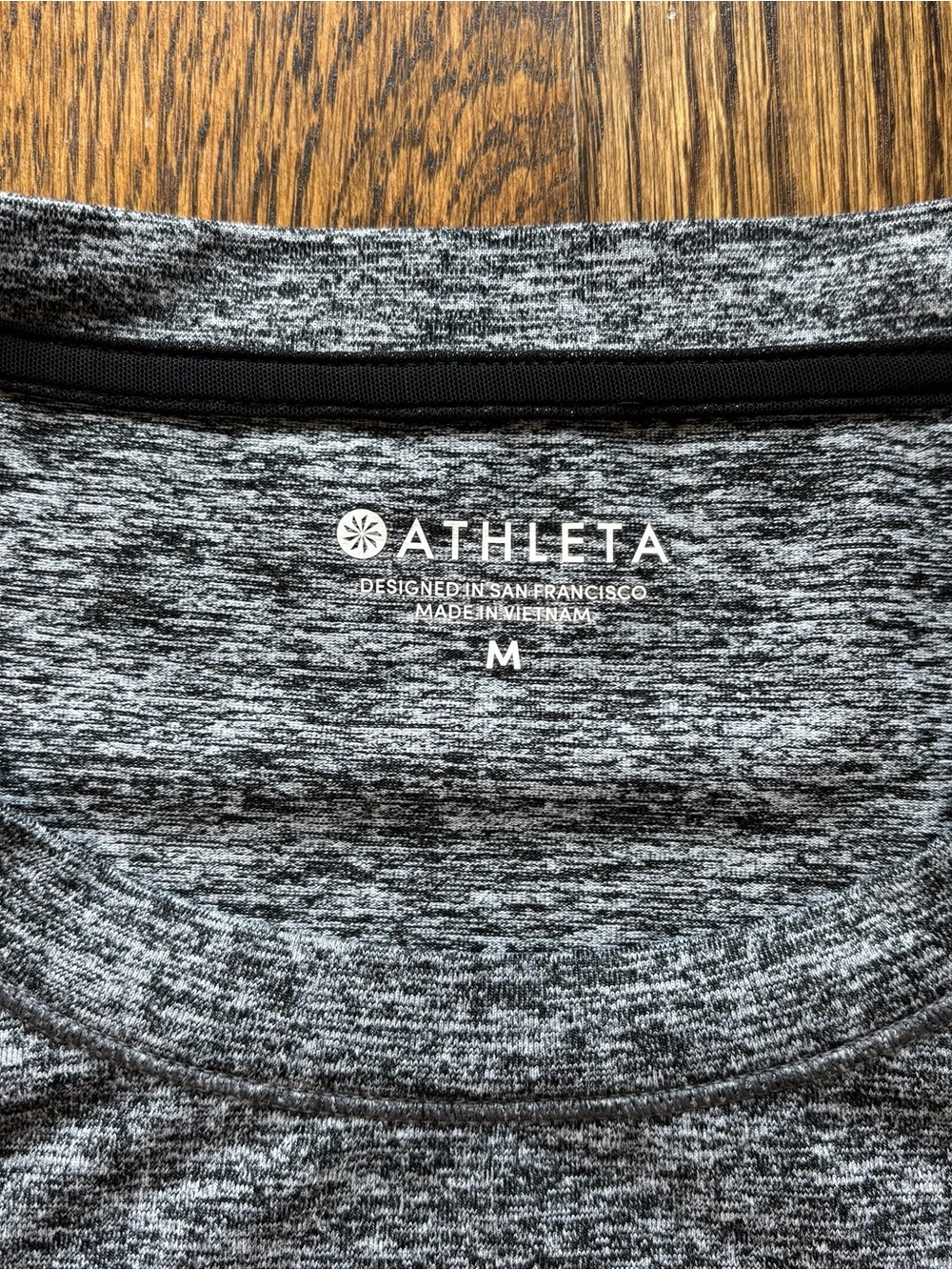 Athleta Heather Gray Long-Sleeve Performance Top | Women’s Medium - Picture 2 of 5